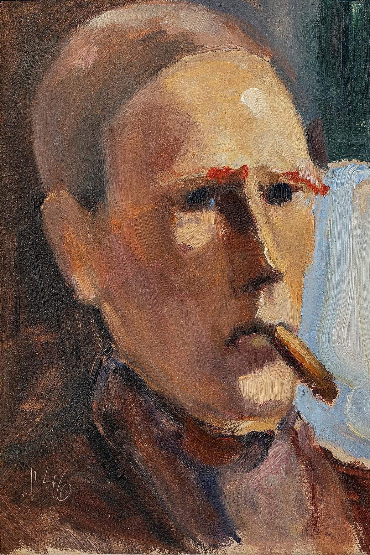 HMH B2010.0265 APeukert Selbstportrait 1946