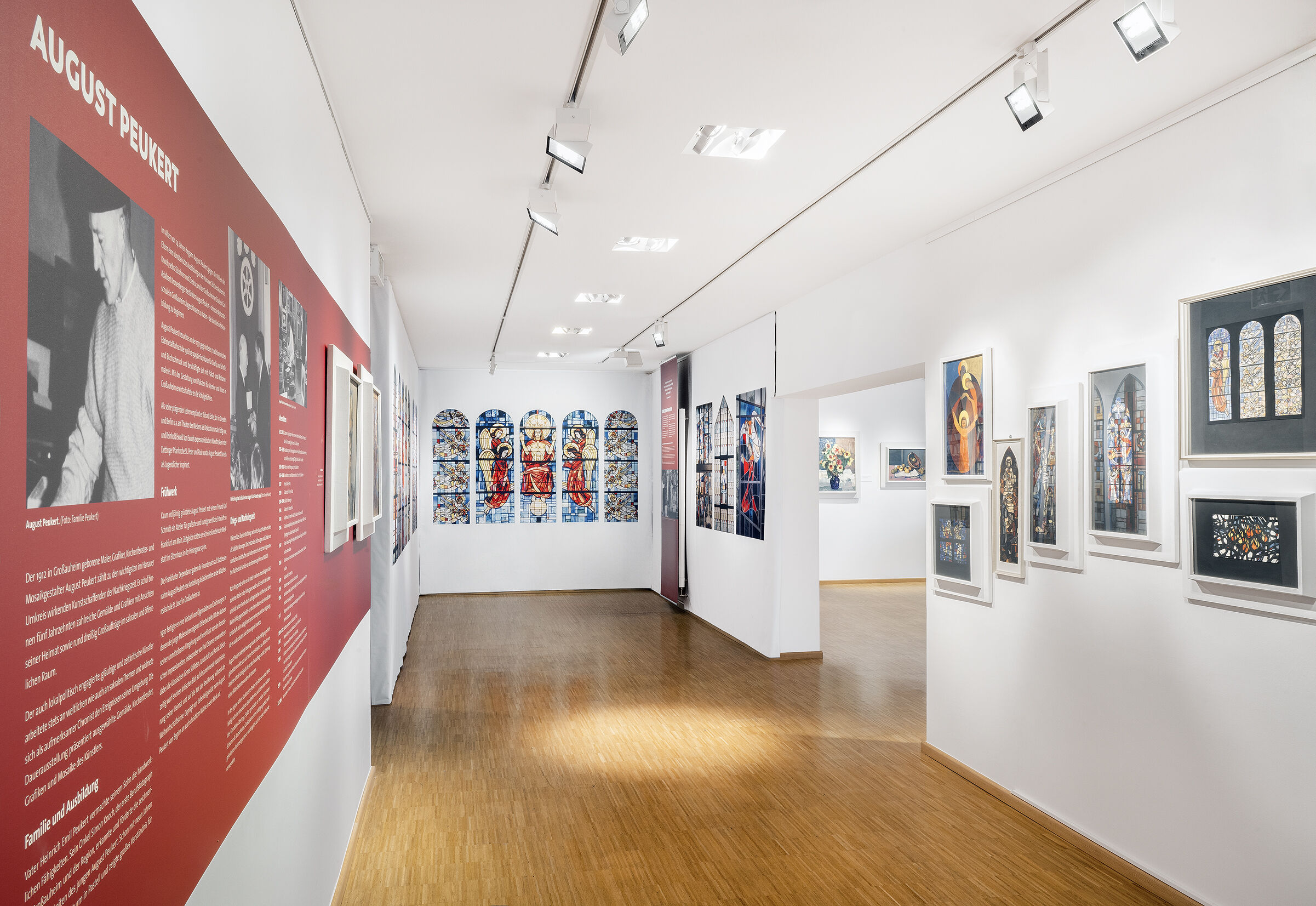 Impression aus der Ausstellung August Peukert