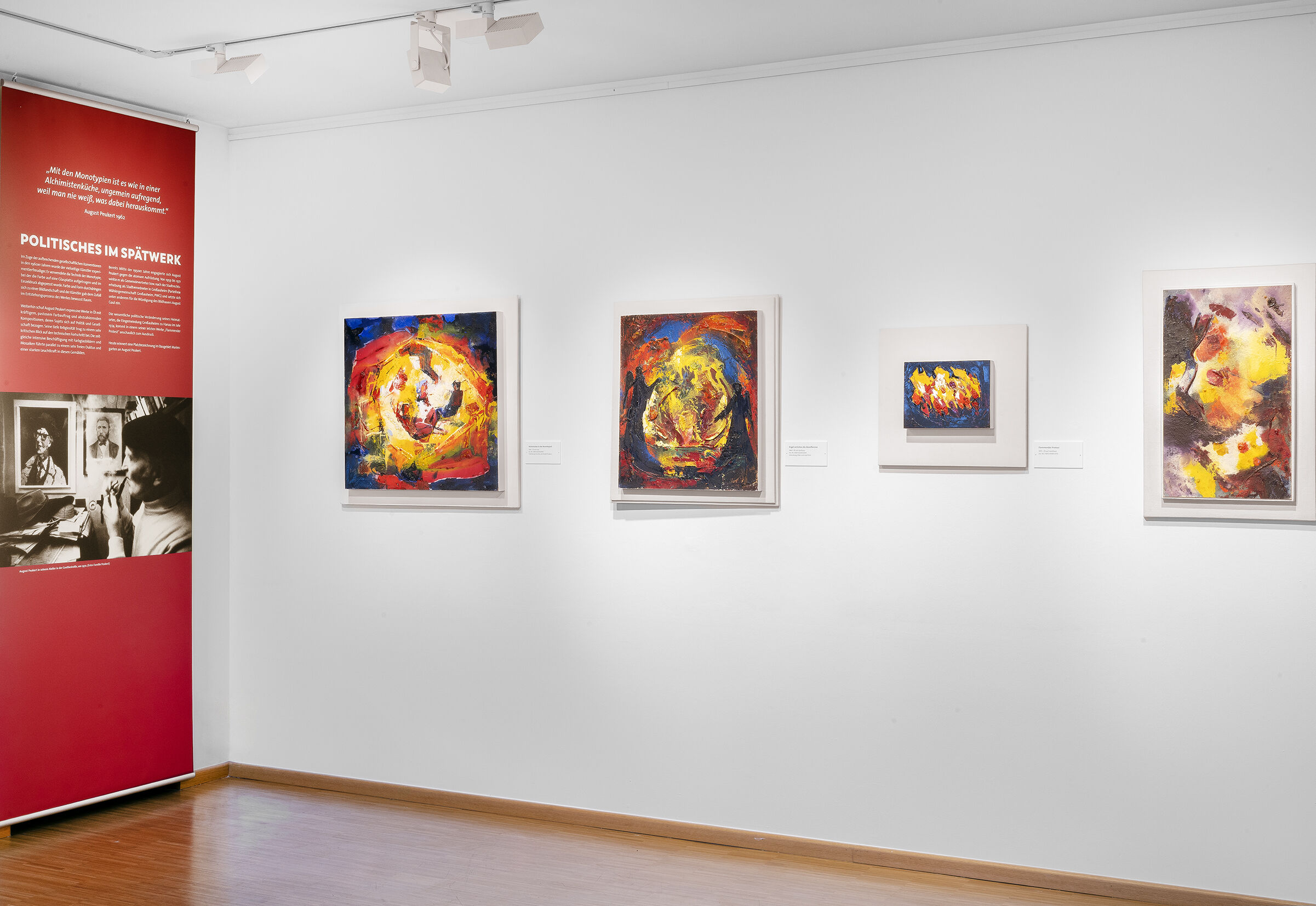 Impression aus der Ausstellung August Peukert