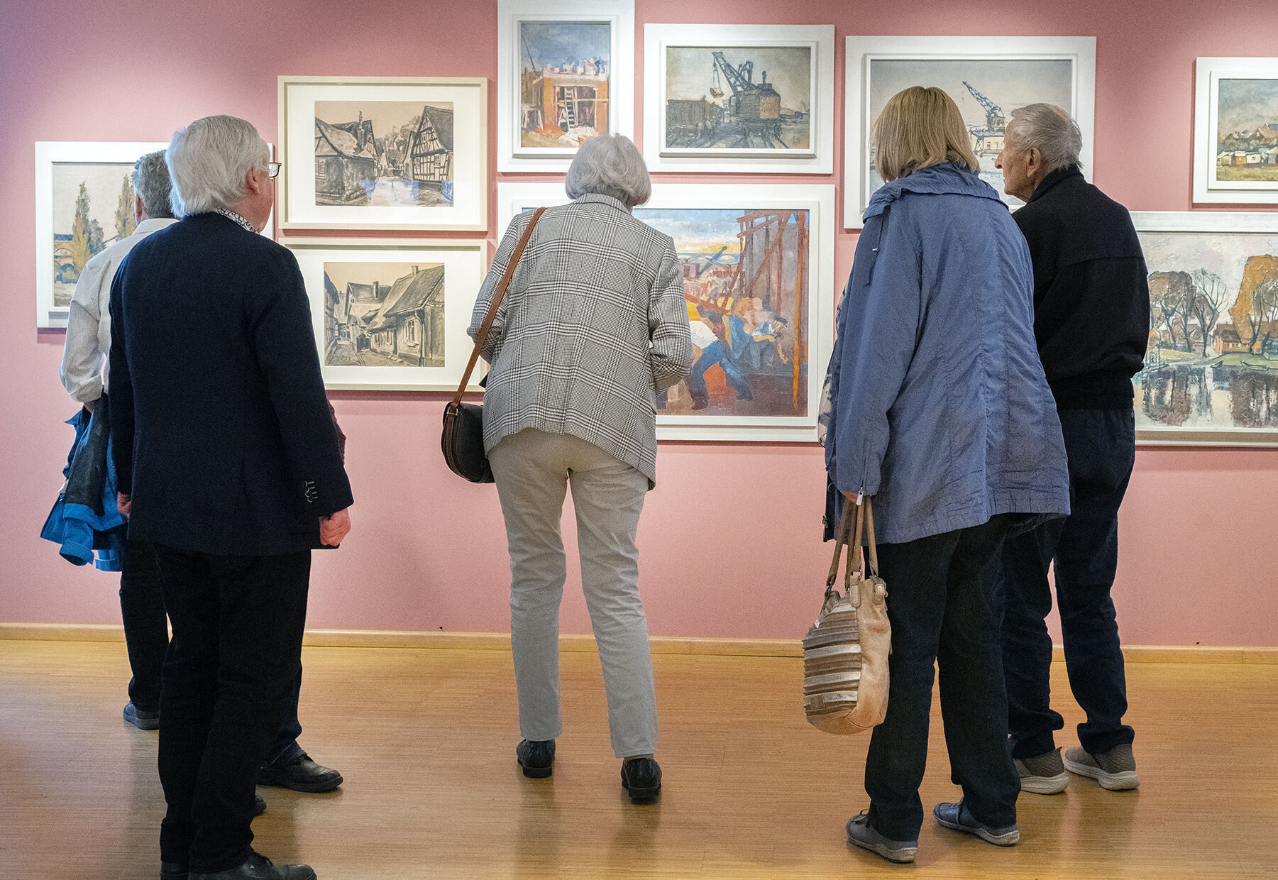 Impression aus der Ausstellung August Peukert