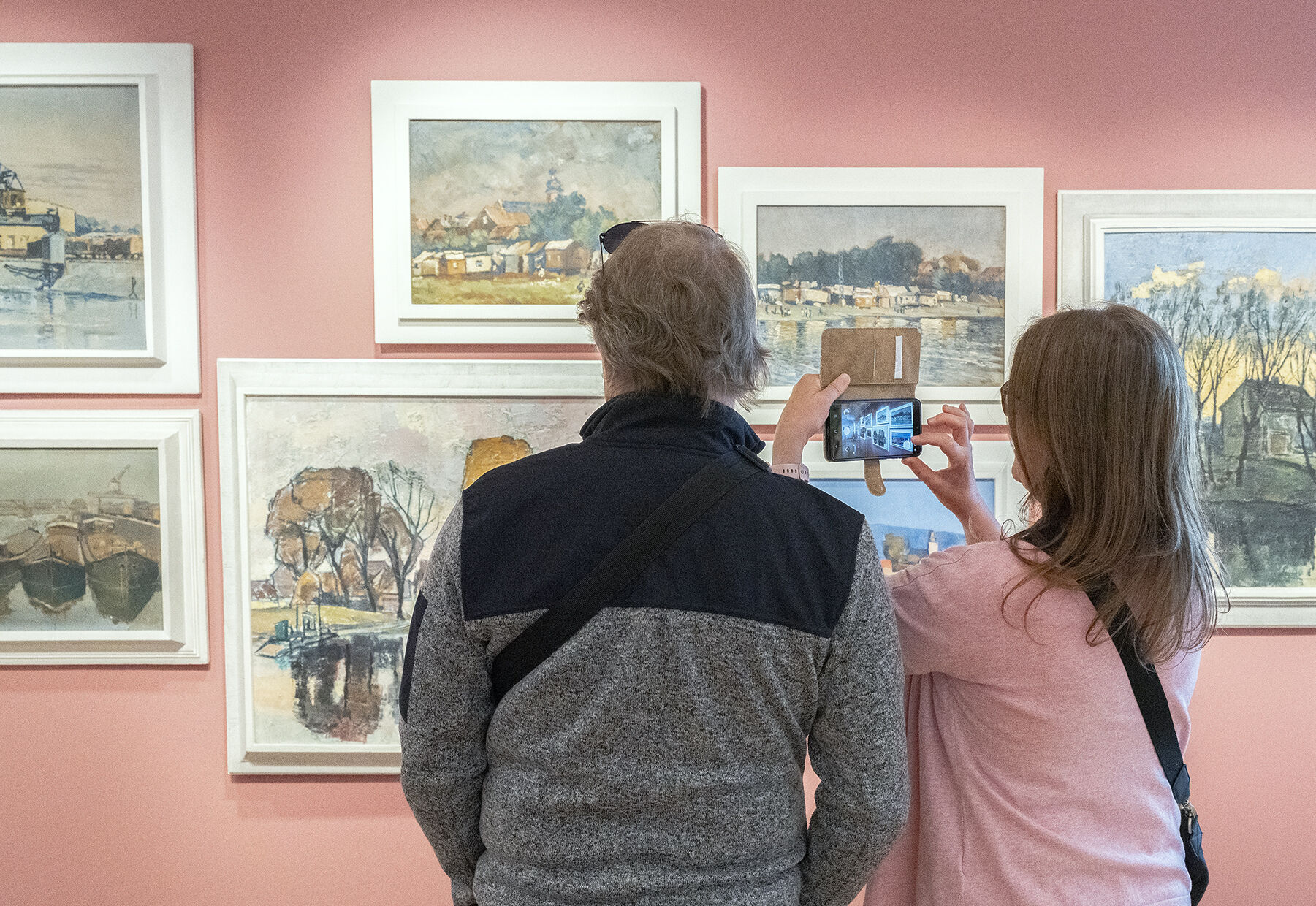 Impression aus der Ausstellung August Peukert
