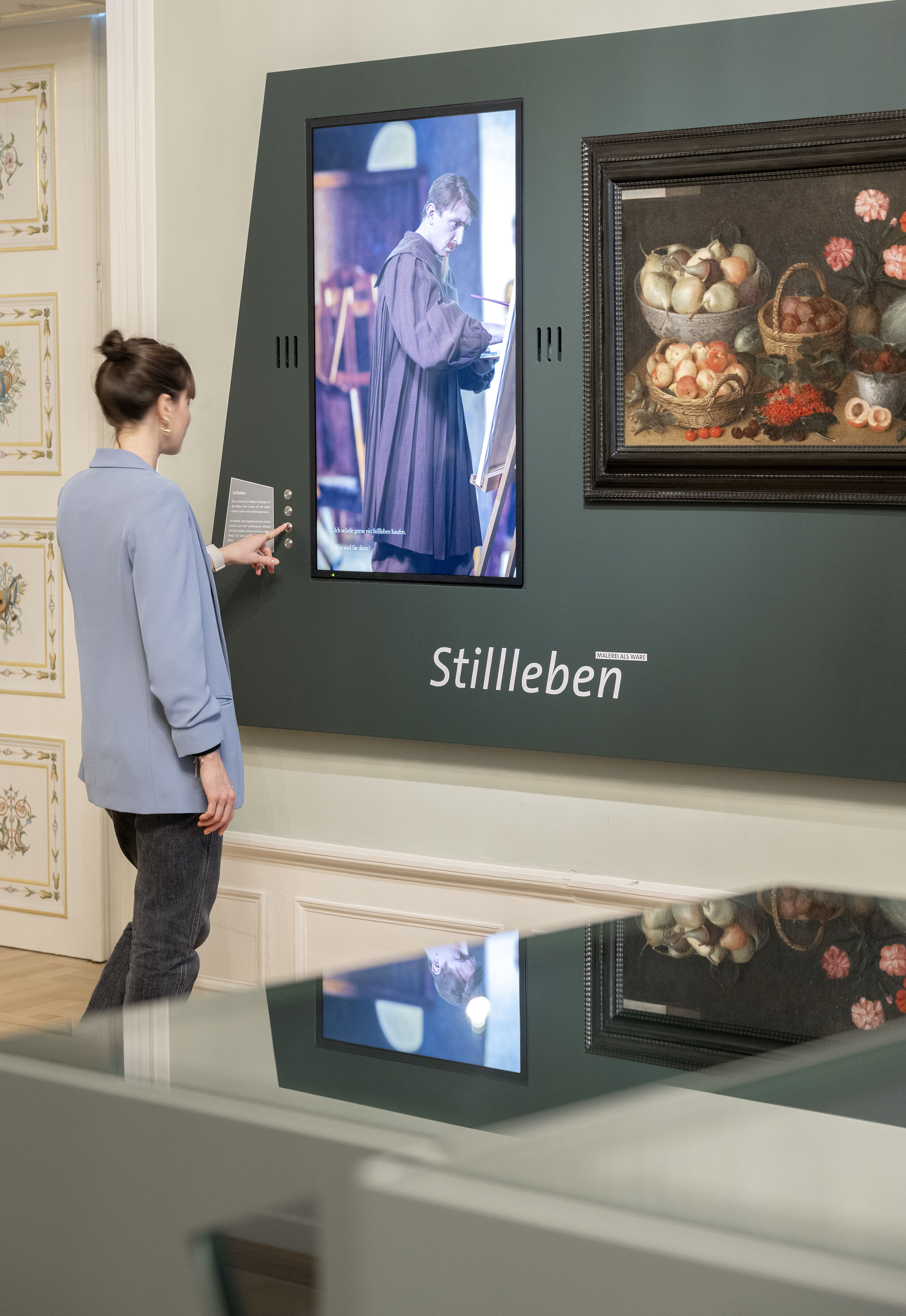 Impression aus der Ausstellung Hanauer Neustadt, Sprechendes Gemälde