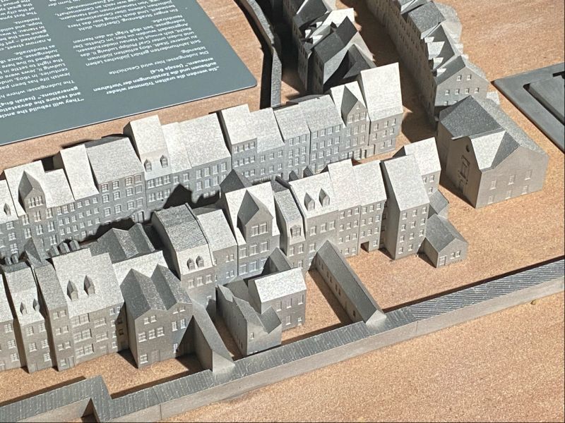 Denkmal Hanauer Judengasse von Philipp Lach, 2025