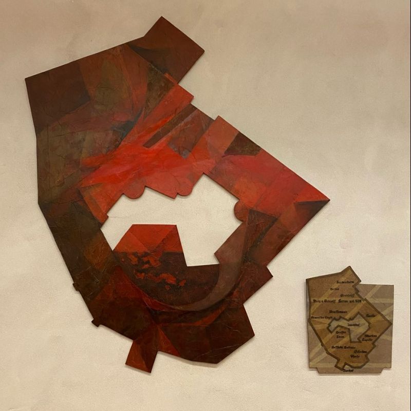 Grundriss von Burg und Schloss von Hanau um 1600